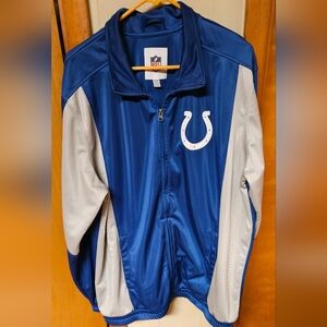 NFL Colts Navy Blue And Gray Jacket